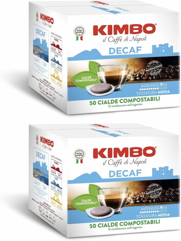 kimbo decaffeinato 50 cialde